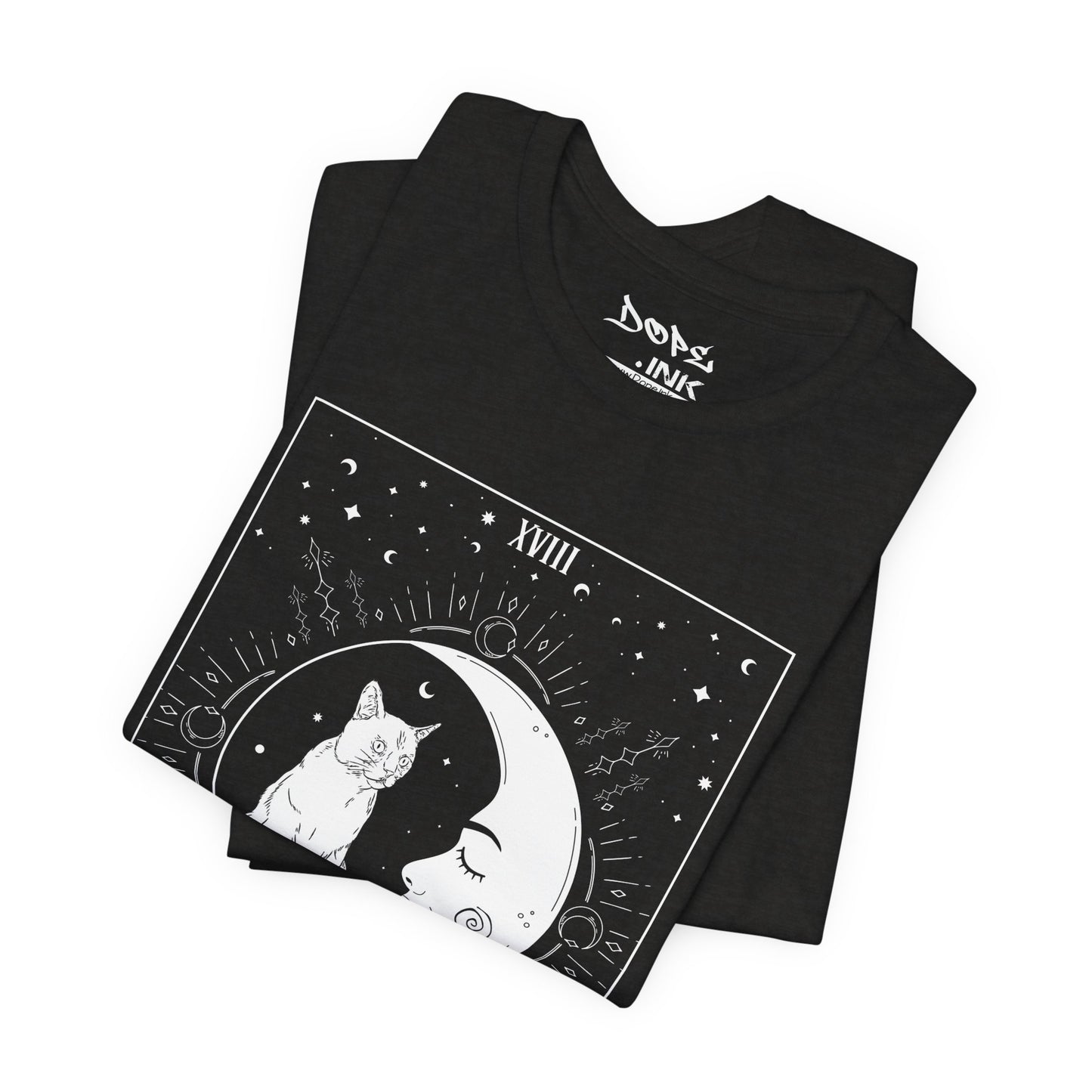 The Moon Tarot Cat