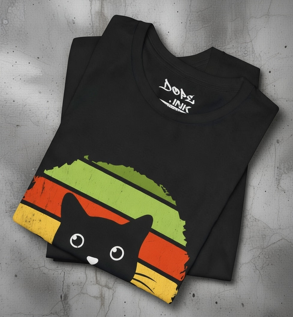 Retro Kitty Peek-a-Boo