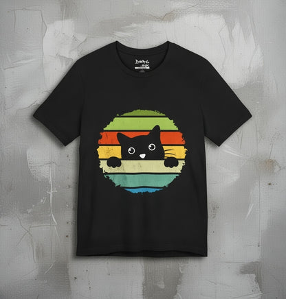 Retro Kitty Peek-a-Boo