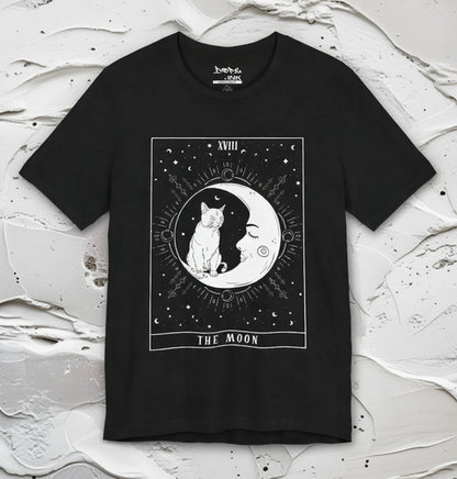 The Moon Tarot Cat