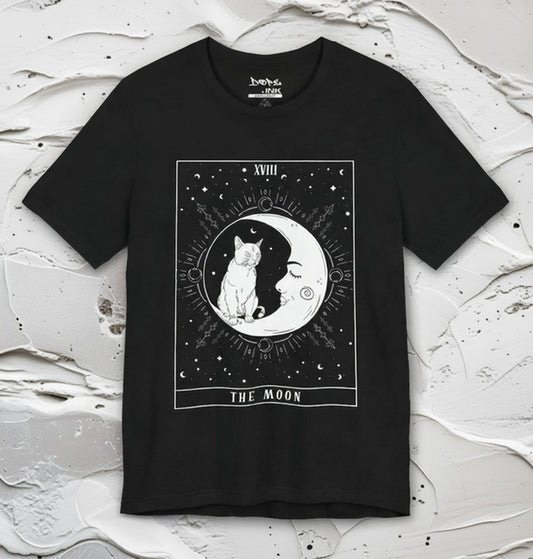 The Moon Tarot Cat