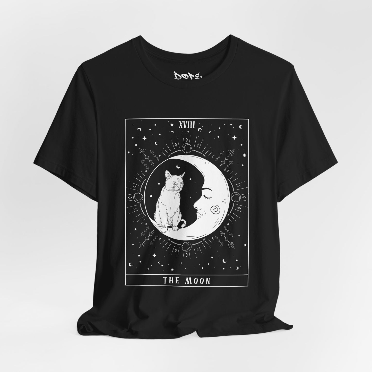 The Moon Tarot Cat