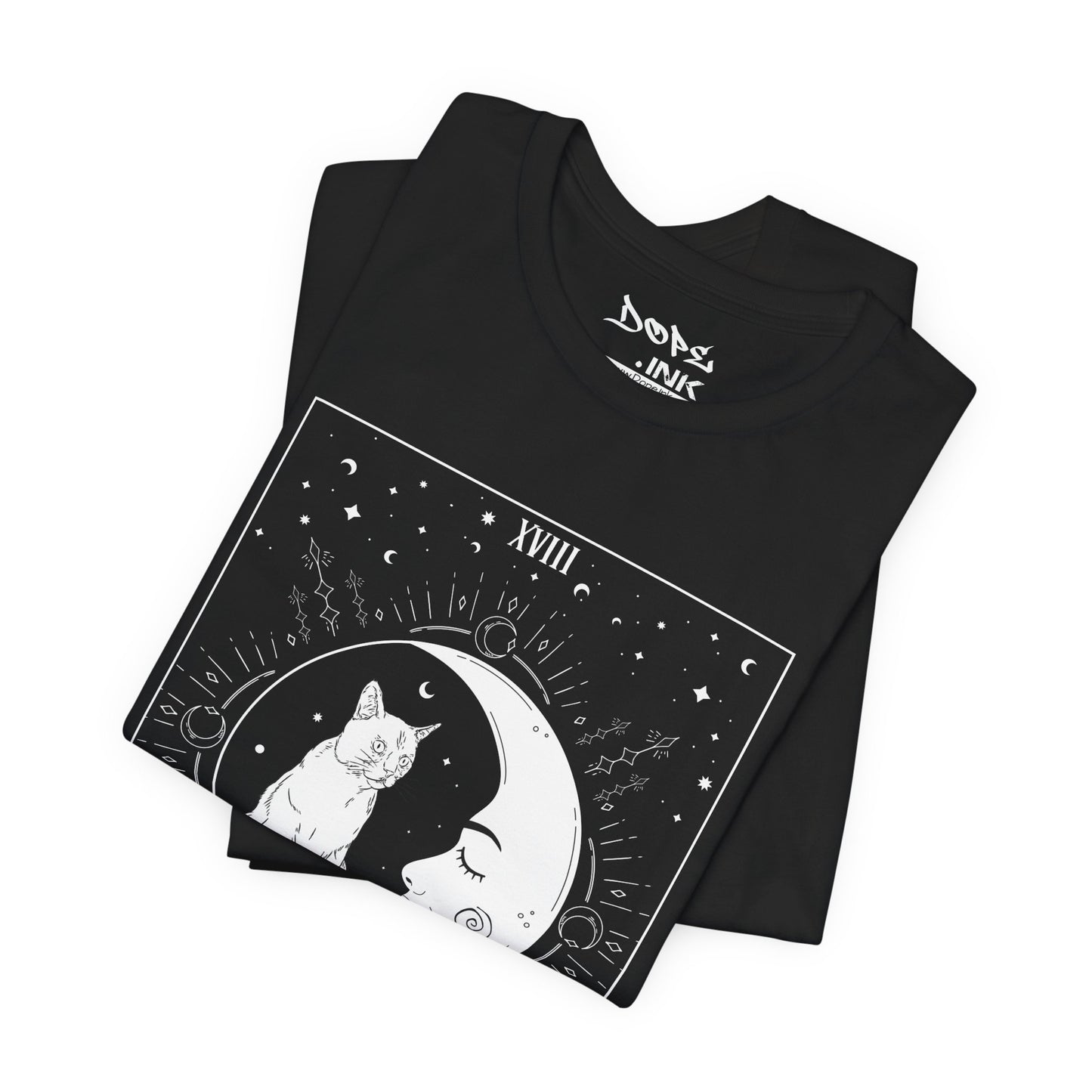 The Moon Tarot Cat
