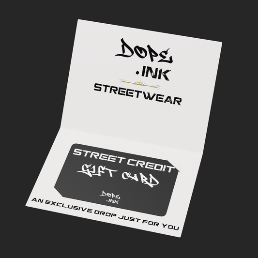 Dope.Ink "StreetCredit" Gift Card - Digital - Dark Grey